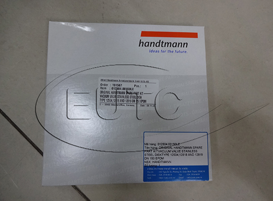 ORIGINAL HANDTMANN SPARE PART KITVACUUM VALVE STAINLESS STEEL DISKTYPE 12504,12818 AND 12819 DN 150 EPDM