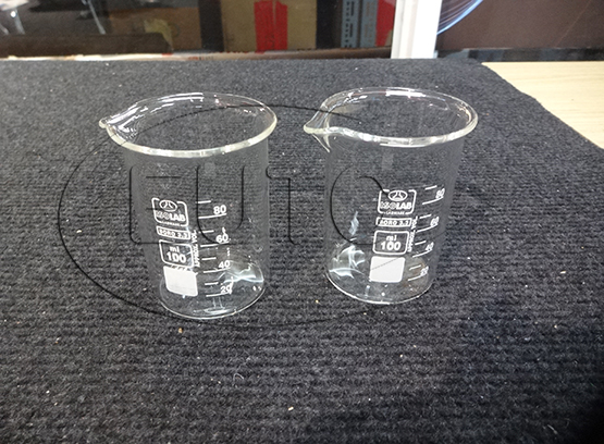ISOLAB 100ml glass cup