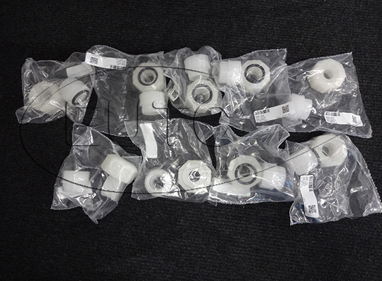 Rắc co nhựa PVDF/FPM cỡ d20, MOP 10bar, nối hàn socket