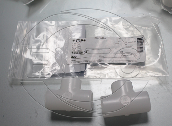 Nối ống nhựa chữ T hiệu GF+, PN: 735200106