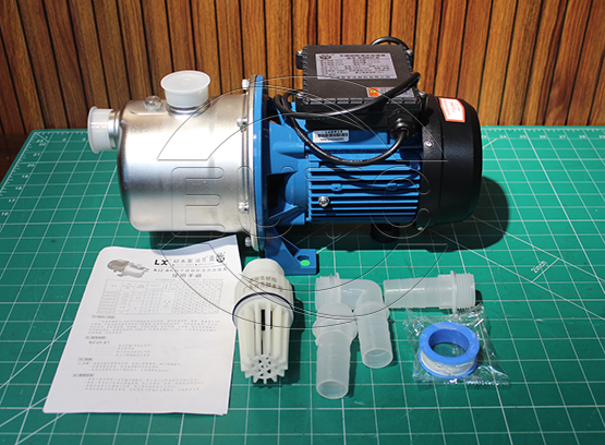 Bơm inox Lingxiao BJZ037-B, 220V, 0.37Kw