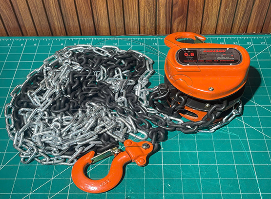 Pa lăng xích kéo tay 500kg Kawasaki