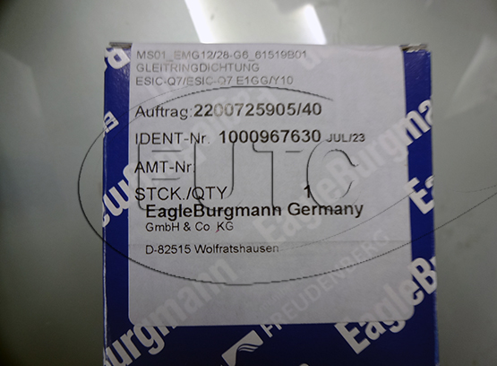 Sealing seal: EMG12/28-G6 ESIC-Q7/ESIC-Q7 E1GG/Y10