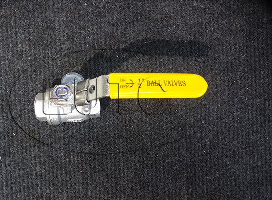 Van bi tay gạt inox 304 DN15 phi 21