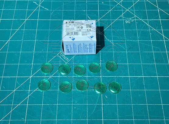 Button Lense Eato M22XDLGGB1