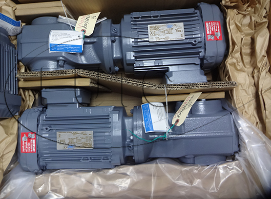 Helical-bevel gearmotor