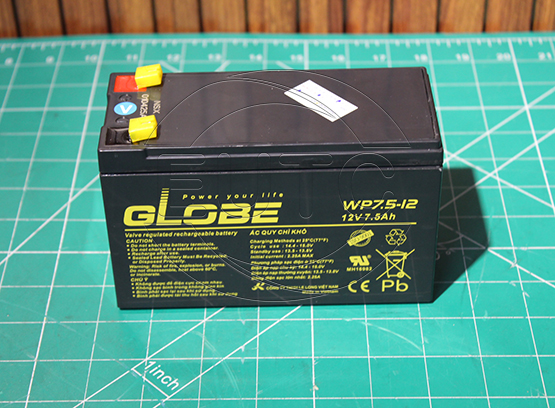 Ắc quy Globe WP7.5-12 12v-7.5AH